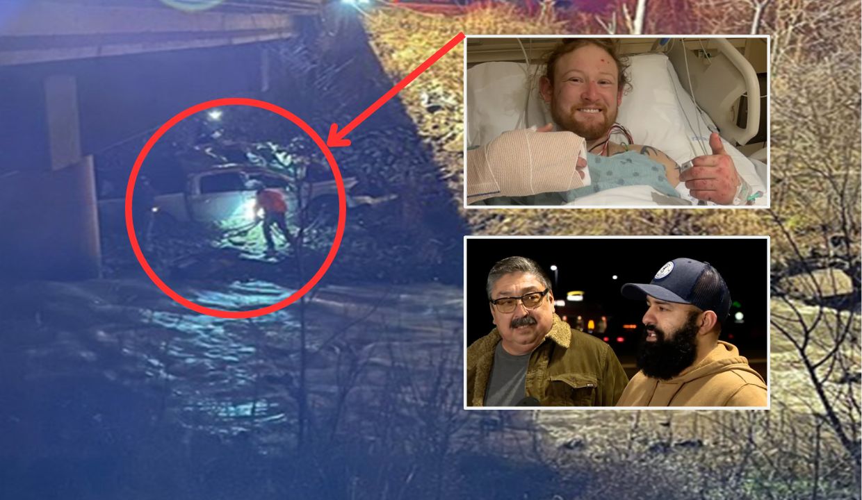 MIRACLE: Good Samaritans Rescue Man Trapped in Crashed Truck for 6 Days